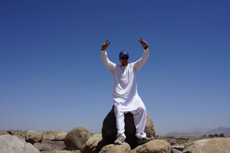 MS student, Samir Noory conducting research in Afghanistan
